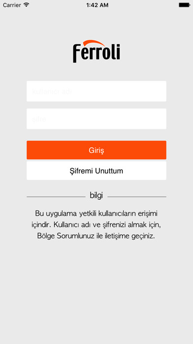 Emulate iPhone app Ferroli Servis using MyAndroid Emulate iPhone app Ferroli Servis using MyAndroid