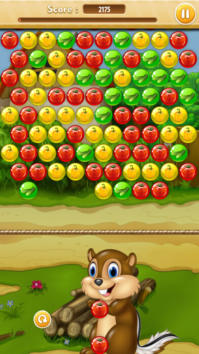 Emulate iPhone app Fertile Farm - Bubble Shooter using MyAndroid