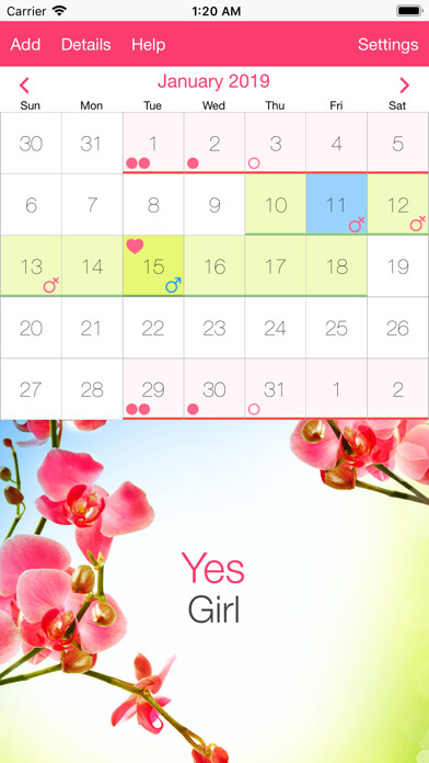 Emulate iPhone app Fertility and Period Tracker using MyAndroid Emulate iPhone app Fertility and Period Tracker using MyAndroid