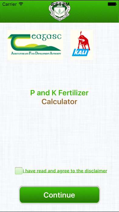 Emulate iPhone app Fertilizer P & K Calculator using MyAndroid Emulate iPhone app Fertilizer P & K Calculator using MyAndroid