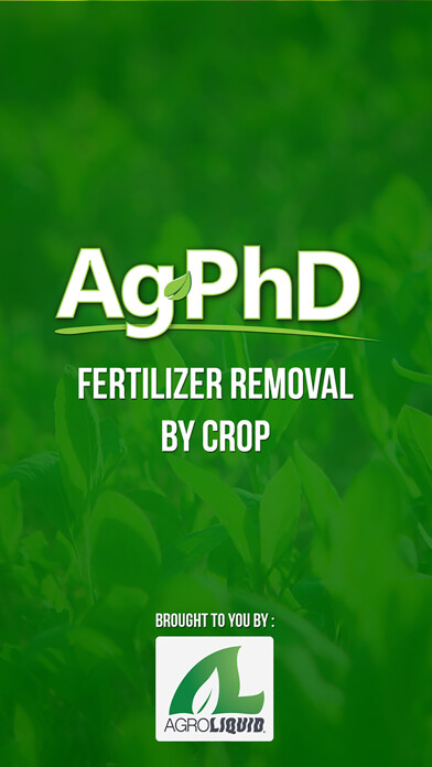 Emulate iPhone app Fertilizer Removal by Crop using MyAndroid Emulate iPhone app Fertilizer Removal by Crop using MyAndroid