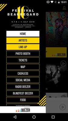Emulate Android APK Festival Beauregard 2018 Emulate Android APK Festival Beauregard 2018