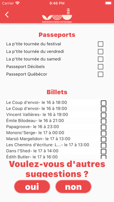Emulate iPhone app Festival chanson Tadoussac using MyAndroid Emulate iPhone app Festival chanson Tadoussac using MyAndroid