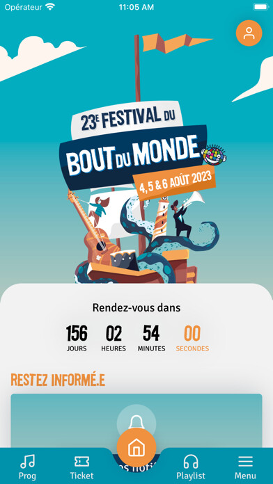 Emulate iPhone app Festival du Bout du Monde using MyAndroid Emulate iPhone app Festival du Bout du Monde using MyAndroid