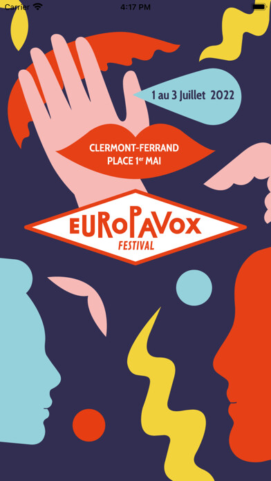 Emulate iPhone app Festival Europavox 2022 using MyAndroid
