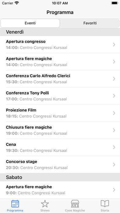Emulate iPhone app Festival Magia San Marino 2022 using MyAndroid