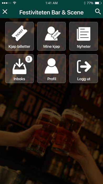 Emulate iPhone app Festiviteten Bar & Scene using MyAndroid Emulate iPhone app Festiviteten Bar & Scene using MyAndroid