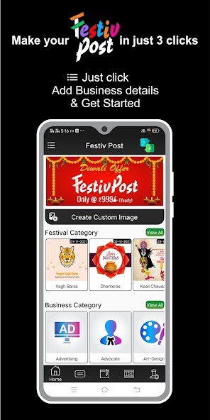 Run android online APK Festiv Post from MyAndroid or emulate Festiv Post using MyAndroid