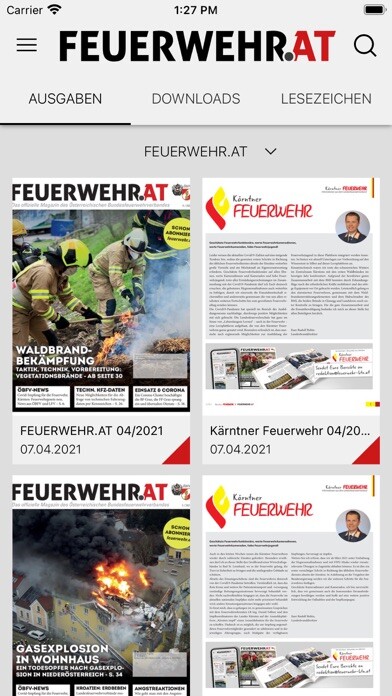 Emulate iPhone app FEUERWEHR.AT using MyAndroid