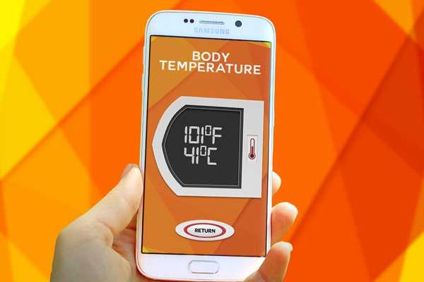 Emulate Android APK Fever Body Temperature Prank