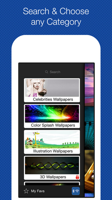 Emulate iPhone app FexyPapers - Cool Wallpapers using MyAndroid Emulate iPhone app FexyPapers - Cool Wallpapers using MyAndroid
