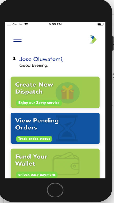 Emulate iPhone app Fez Delivery App using MyAndroid