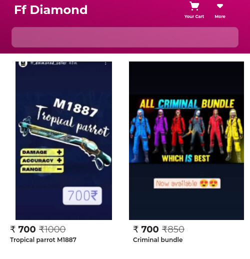 Run android online APK Ff Diamond from MyAndroid or emulate Ff Diamond using MyAndroid