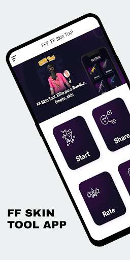 Run android online APK FFF FF Skin Tool, Emote, Skin, Elite pass Bundles from MyAndroid or emulate FFF FF Skin Tool, Emote, Skin, Elite pass Bundles using MyAndroid