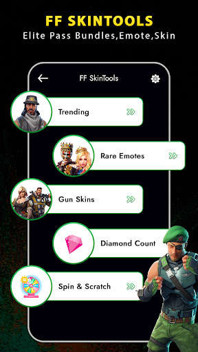 Run android online APK FFF Skin Tools- Skin Config for FF from MyAndroid or emulate FFF Skin Tools- Skin Config for FF using MyAndroid