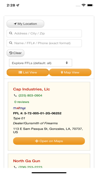 Emulate iPhone app FFLFind using MyAndroid
