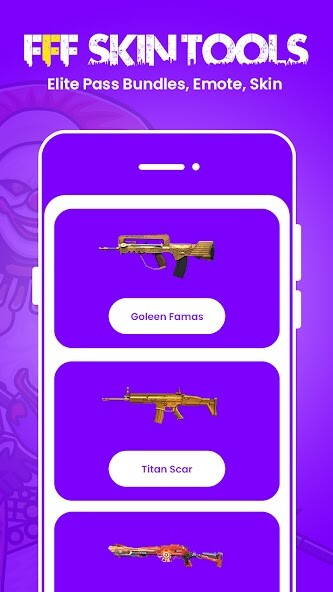 Run android online APK FF Skin Tools, Emotes, Bundles from MyAndroid or emulate FF Skin Tools, Emotes, Bundles using MyAndroid