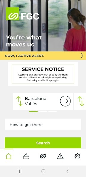 Run android online APK FGC Official: train timetables, tickets and more from MyAndroid or emulate FGC Official: train timetables, tickets and more using MyAndroid