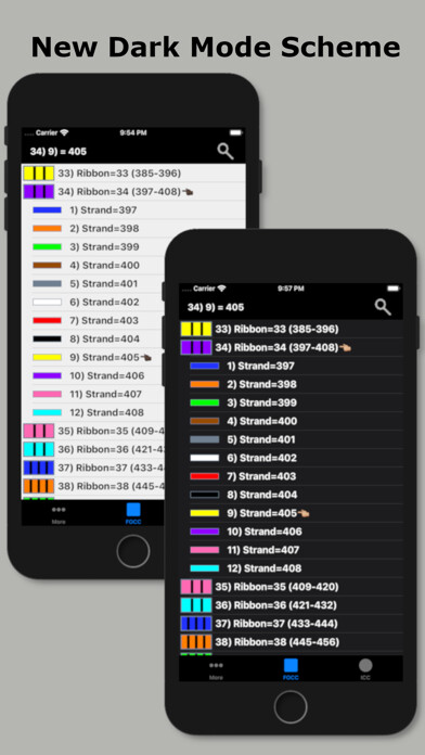 Emulate iPhone app Fiber Optic Color Code using MyAndroid Emulate iPhone app Fiber Optic Color Code using MyAndroid