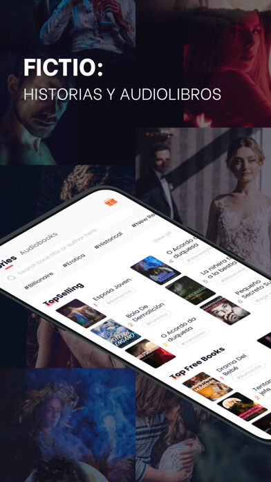 Emulate iPhone app Fictio - Libros en español using MyAndroid