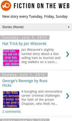 Emulate Android APK FictionOnTheWeb short stories