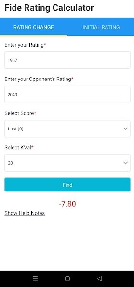 Run android online APK Fide Chess Rating Calculator from MyAndroid or emulate Fide Chess Rating Calculator using MyAndroid Run android online APK Fide Chess Rating Calculator from MyAndroid or emulate Fide Chess Rating Calculator using MyAndroid