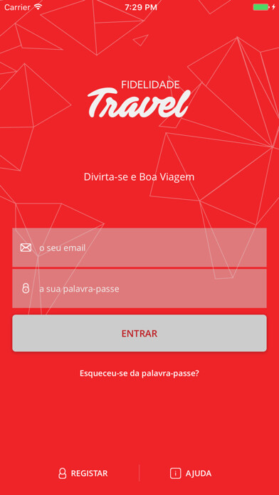Emulate iPhone app Fidelidade Travel App using MyAndroid