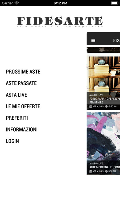 Emulate iPhone app Fidesarte using MyAndroid