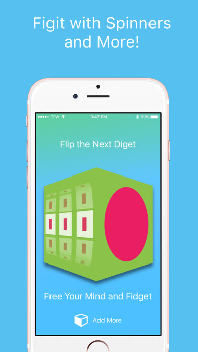 Emulate iPhone app Fidget Digit : A Cube of Fidget Toys using MyAndroid Emulate iPhone app Fidget Digit : A Cube of Fidget Toys using MyAndroid