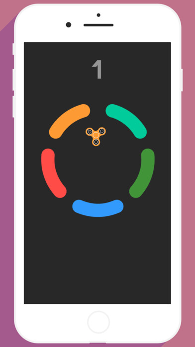 Emulate iPhone app Fidget Spinner- Classic iO using MyAndroid