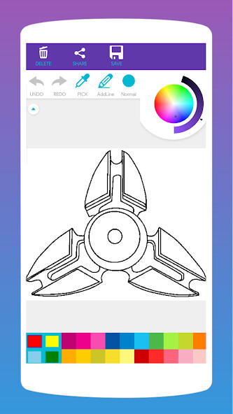 Emulate iPhone app Fidget Spinner Coloring Book using MyAndroid Emulate iPhone app Fidget Spinner Coloring Book using MyAndroid