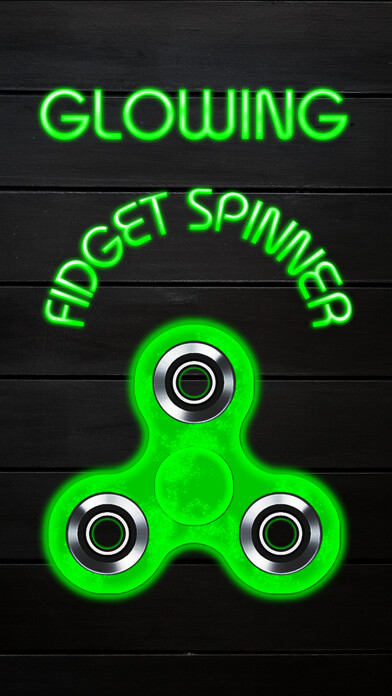 Emulate iPhone app Fidget Spinner Glow using MyAndroid