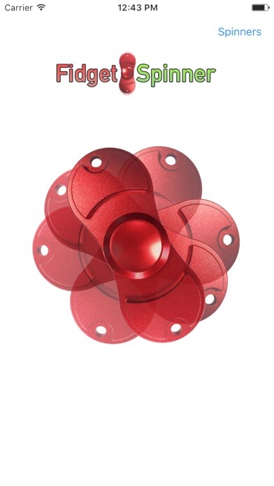 Emulate iPhone app Fidget Spinner - Hand Finger Spinner Simulator App using MyAndroid