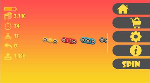 Emulate Android APK Fidget Spinner Hand Simulator