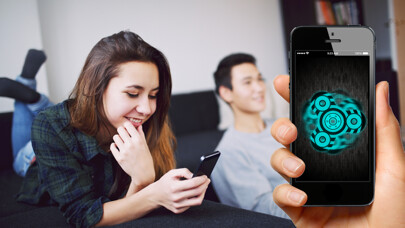 Emulate iPhone app Fidget Spinner - Hand Tap using MyAndroid Emulate iPhone app Fidget Spinner - Hand Tap using MyAndroid