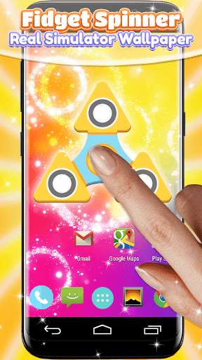 Emulate Android APK Fidget Spinner Real Simulator Wallpaper