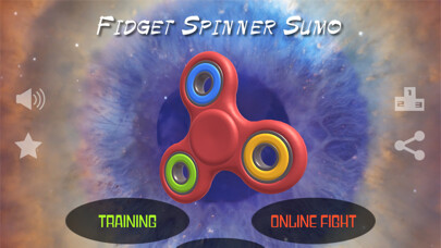Emulate iPhone app Fidget Spinner Sumo - 3D Online Fight!!! using MyAndroid