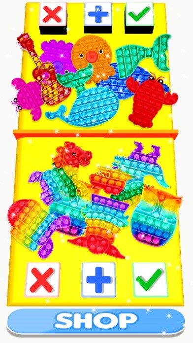 Emulate iPhone app Fidget Trading Pop-it 3d using MyAndroid
