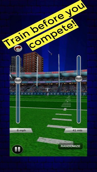 Emulate iPhone app Field Goal Arcade - Real Money using MyAndroid