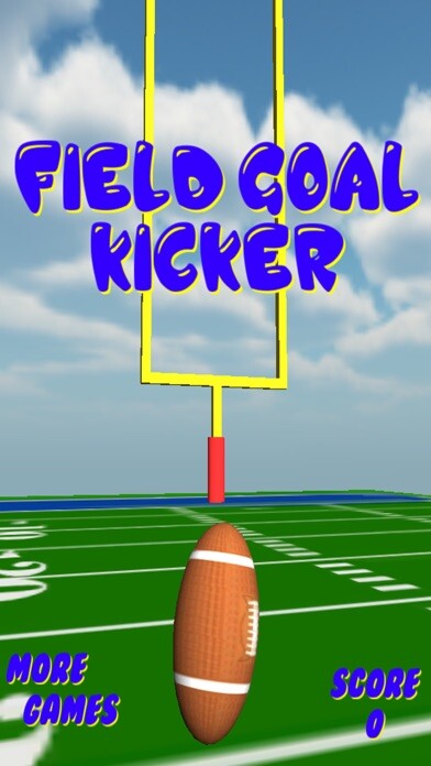 Emulate iPhone app Field Goal Kicker 3d using MyAndroid