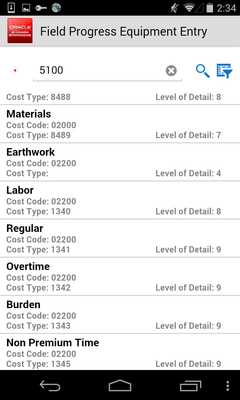 Emulate Android APK Field Prog Equip Entry JDE E1 Emulate Android APK Field Prog Equip Entry JDE E1