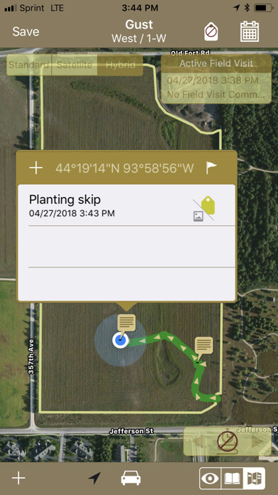 Emulate iPhone app FieldX GeoNotes using MyAndroid