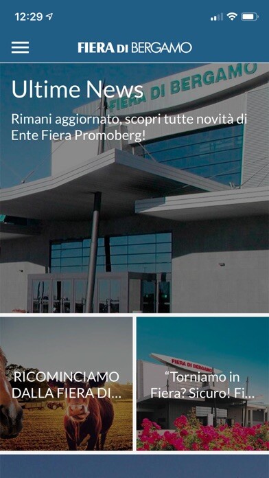 Emulate iPhone app Fiera di Bergamo using MyAndroid Emulate iPhone app Fiera di Bergamo using MyAndroid