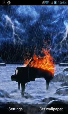 Emulate Android APK Fiery music in the rain LWP Emulate Android APK Fiery music in the rain LWP