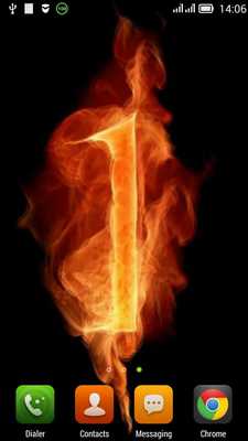 Emulate Android APK Fiery number one LWP
