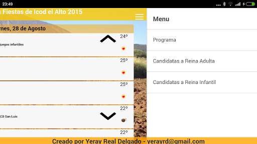 Run android online APK Fiestas Icod el Alto 2015 from MyAndroid or emulate Fiestas Icod el Alto 2015 using MyAndroid