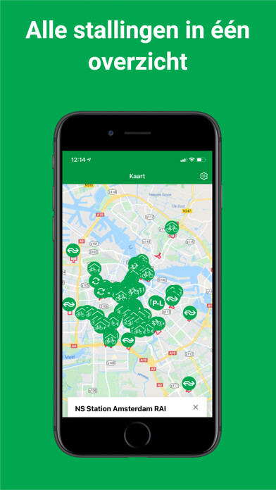 Emulate iPhone app Fiets Amsterdam using MyAndroid