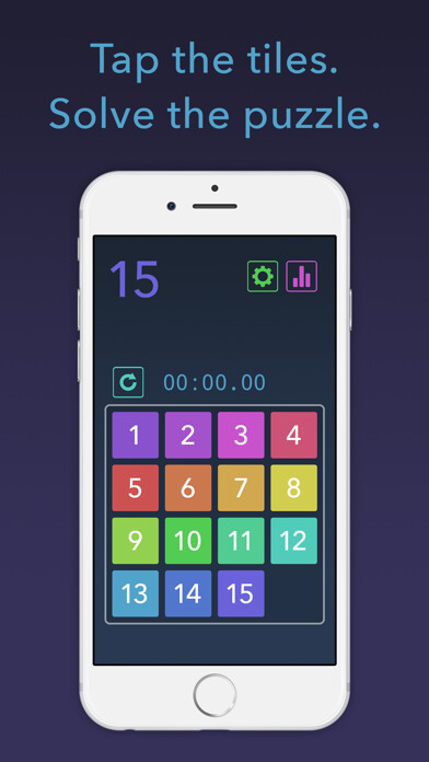 Emulate iPhone app Fifteen Puzzle Game using MyAndroid