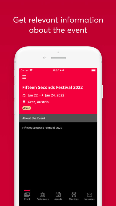 Emulate iPhone app Fifteen Seconds Festival App using MyAndroid Emulate iPhone app Fifteen Seconds Festival App using MyAndroid
