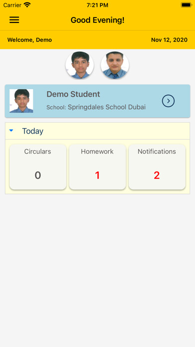 Emulate iPhone app Fifth Dimension School using MyAndroid